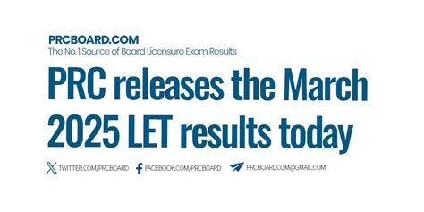 prc let result march 2024